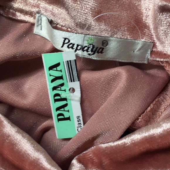 Pink velvet dress - Picture 5 of 6